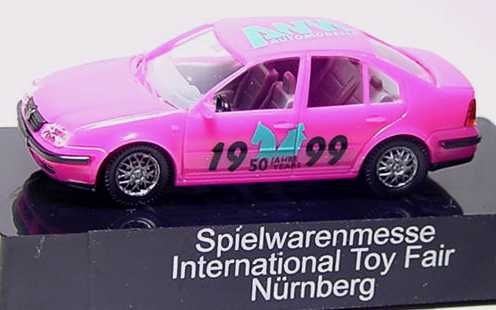 Foto 1:87 VW Bora pink AWM 1999 (Spielwarenmesse Nürnberg) AMW/AWM