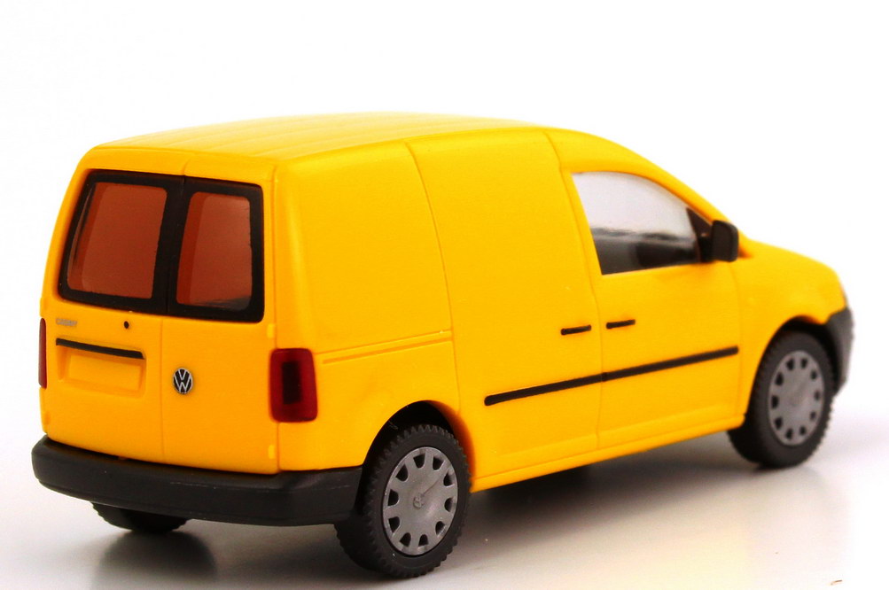 Foto 1:87 VW Caddy III Kasten (Typ 2K) gelb Wiking 27501