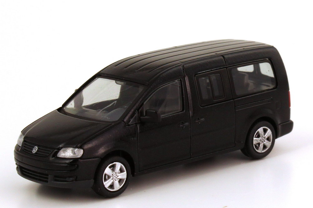 Foto 1:87 VW Caddy III Maxi Life (Typ 2K) blackmagic-perleffekt Rietze 2K3099301NPM