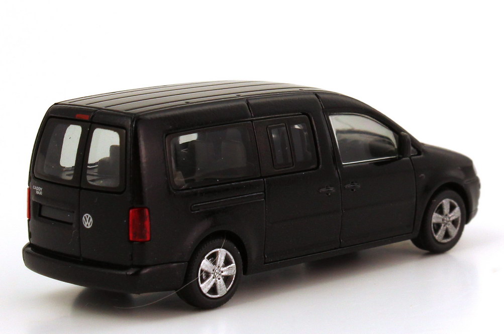 Foto 1:87 VW Caddy III Maxi Life (Typ 2K) blackmagic-perleffekt Rietze 2K3099301NPM