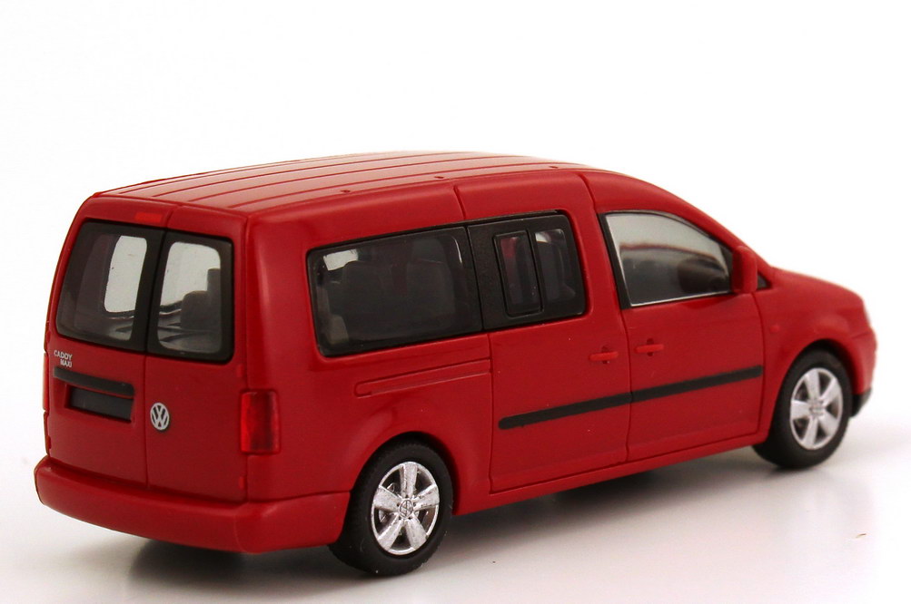 Foto 1:87 VW Caddy III Maxi Life (Typ 2K) tornadorot Rietze 2K3099301Y3D