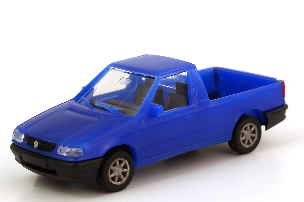 Foto 1:87 VW Caddy II Pickup (Typ 9U) blau CS-Train 97405