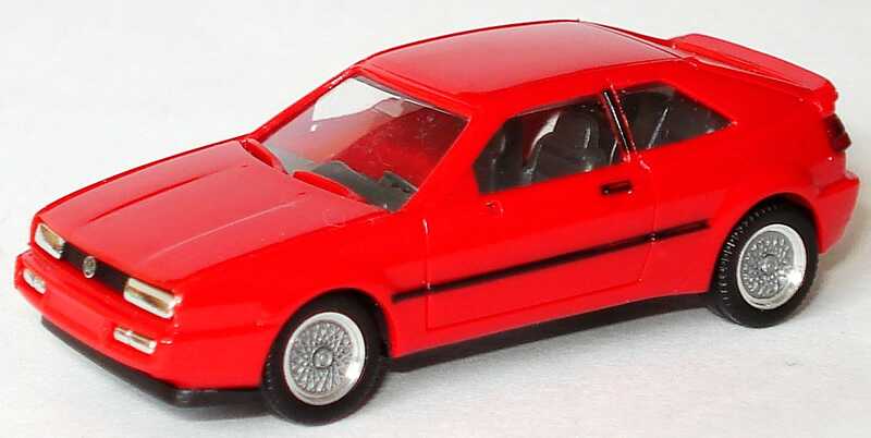 Foto 1:87 VW Corrado rot, BBS-Felgen herpa 020671