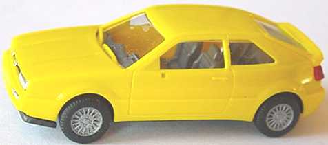 Foto 1:87 VW Corrado signalgelb herpa 2067