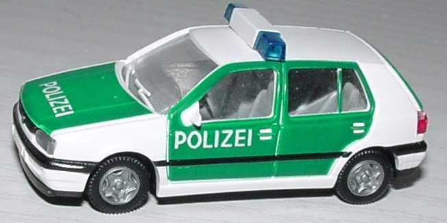 Foto 1:87 VW Golf III CL 4türig Polizei Wiking 10401