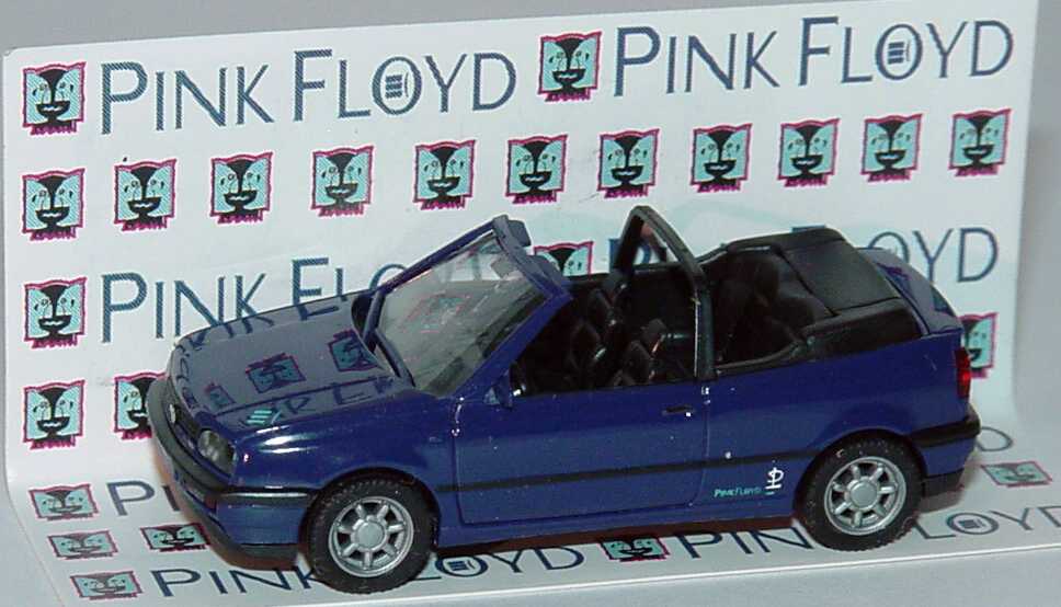 Foto 1:87 VW Golf III Cabrio dunkelblau Pink Floyd herpa