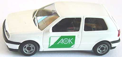 Foto 1:87 VW Golf III GL 2türig AOK herpa