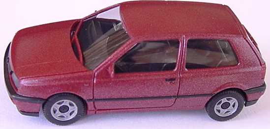 Foto 1:87 VW Golf III GL 2türig indianrotmet., IA schwarz herpa 031158/188043