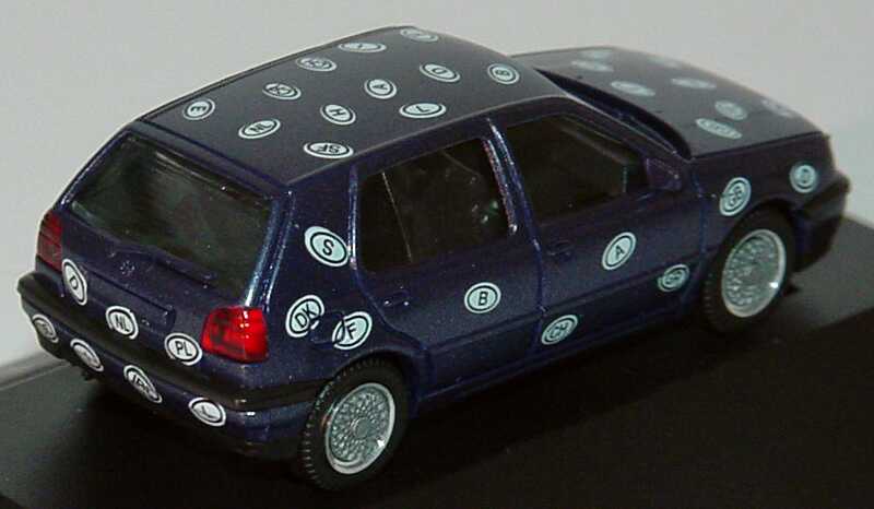 Foto 1:87 VW Golf III GL 4türig Europe Spiel + Kind ´93 herpa