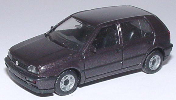 Foto 1:87 VW Golf III GL 4türig dustymauve-met. herpa 031097