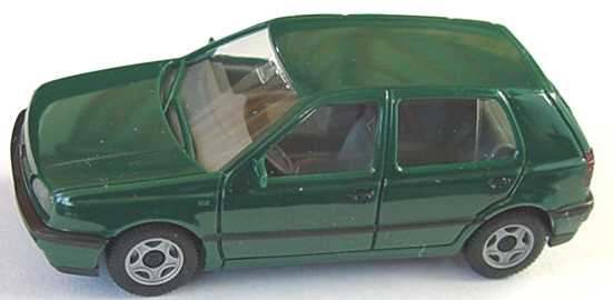 Foto 1:87 VW Golf III GL 4türig dunkelgrün herpa 021098