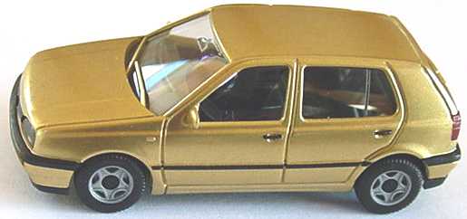 Foto 1:87 VW Golf III GL 4türig gold-met. herpa 031097
