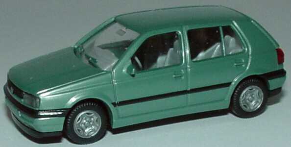 Foto 1:87 VW Golf III GL 4türig grün-met. Wiking 021