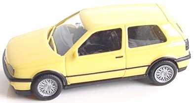 Foto 1:87 VW Golf III VR6 2türig ginstergelb herpa 021180