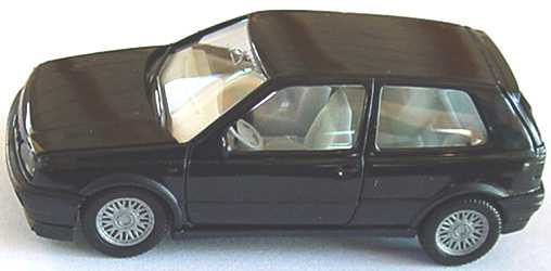 Foto 1:87 VW Golf III VR6 2türig schwarz (IA weiß)(oV) herpa 021180
