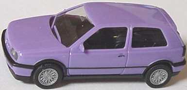 Foto 1:87 VW Golf III VR6 2türig verkehrspurpur herpa 021180