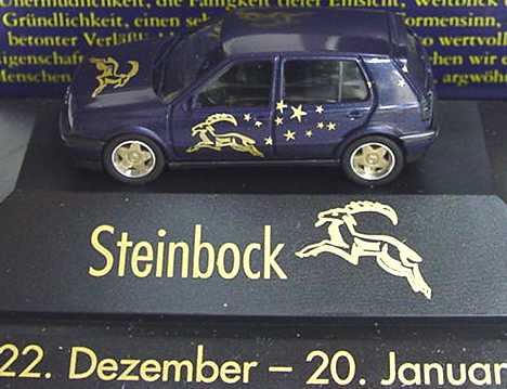 Foto 1:87 VW Golf III VR6 4türig Sternzeichen Steinbock - Astro Collection - herpa 100878