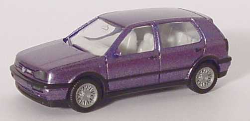 Foto 1:87 VW Golf III VR6 4türig veilchenblau-met. herpa 031165