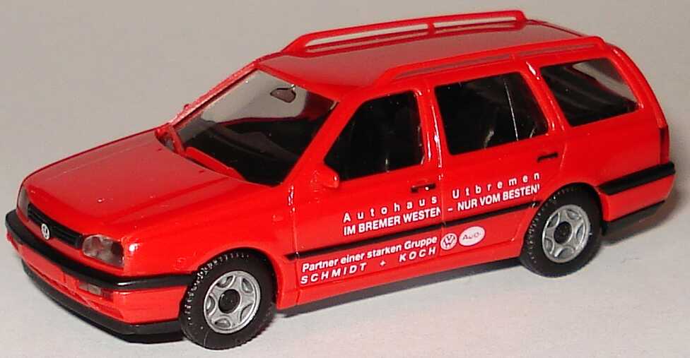 Foto 1:87 VW Golf III Variant Autohaus Utbremen, Im bremer Westen - nur vom Besten herpa