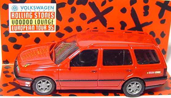 Foto 1:87 VW Golf III Variant rot Rolling Stones Voodoo Lounge herpa