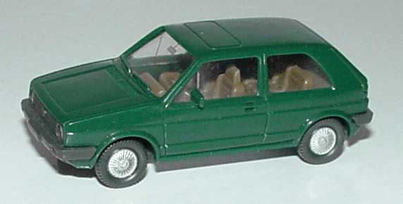 Foto 1:87 VW Golf II 2türig dunkelgrün Wiking