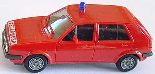 Foto 1:87 VW Golf II 4türig Feuerwehr herpa