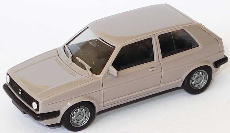 Foto 1:87 VW Golf II 4türig graubraun herpa 2048