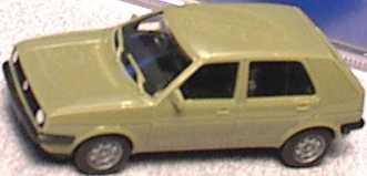 Foto 1:87 VW Golf II 4türig graugrün herpa 2048