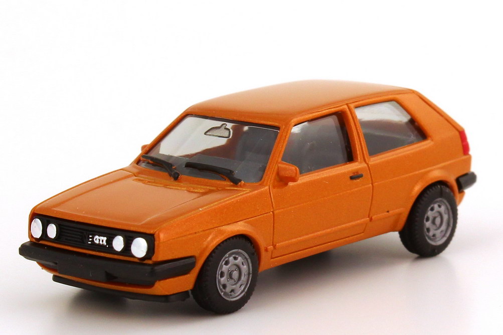 Foto 1:87 VW Golf II GTI 2türig orange-met. - Details bedruckt - herpa 030519