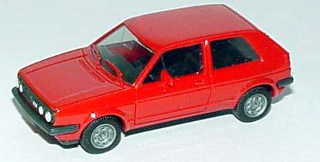 Foto 1:87 VW Golf II GTI 2türig rot herpa 2051