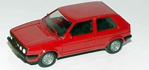 Foto 1:87 VW Golf II GTI facelift 2türig weinrot herpa 2051