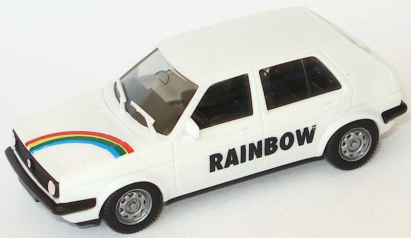 Foto 1:87 VW Golf II facelift 4türig Rainbow herpa