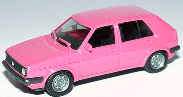 Foto 1:87 VW Golf II facelift 4türig pink herpa 2048