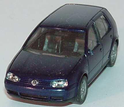 Foto 1:87 VW Golf IV 4türig dunkelblau-met. (Bastelware) herpa 032575