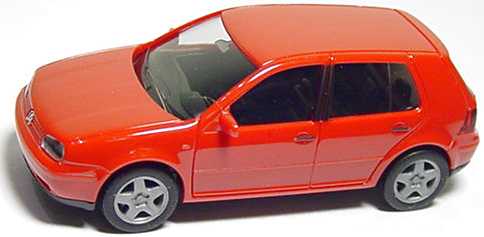 Foto 1:87 VW Golf IV 4türig rot herpa 022576