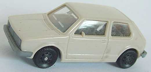 Foto 1:87 VW Golf I 2türig weißgrau Fleischmann