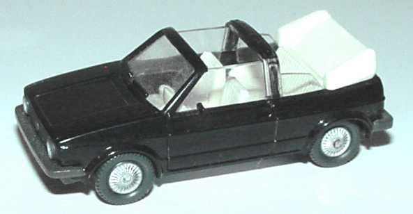 Foto 1:87 VW Golf I Cabrio schwarz Wiking