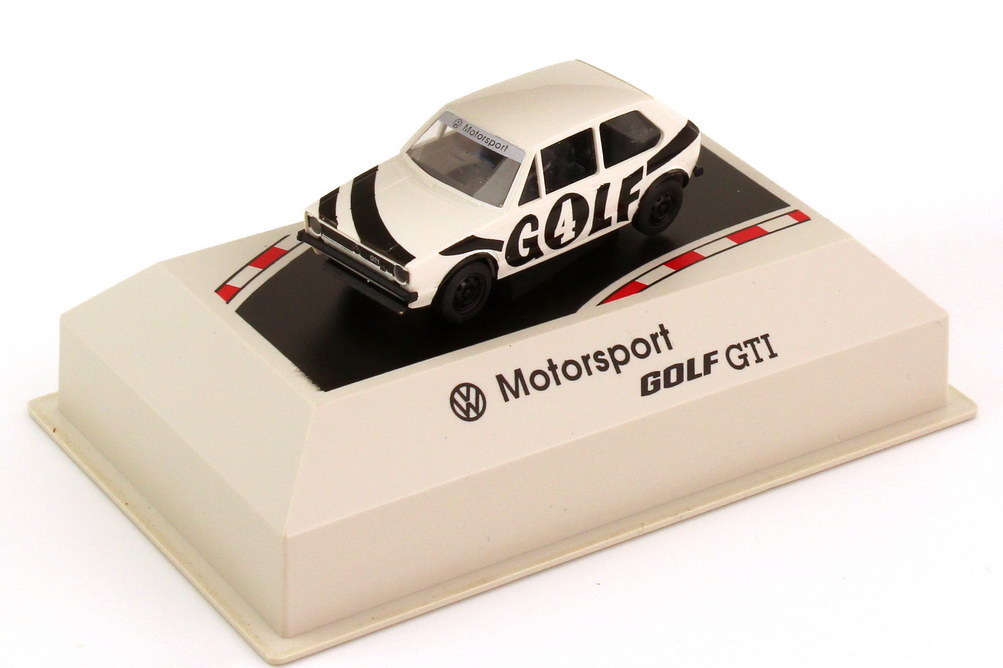 Foto 1:87 VW Golf I GTI Rallye 1978 Zebra-Look Golf Nr.4 (Edition Motorsport 2002) Brekina 25517