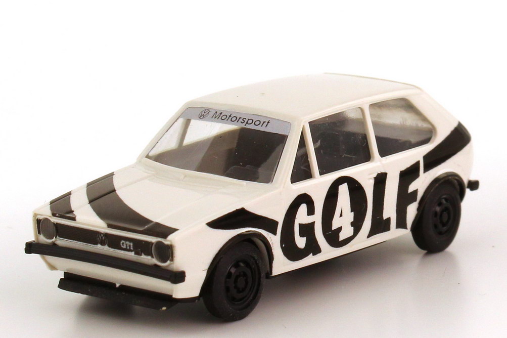Foto 1:87 VW Golf I GTI Rallye 1978 Zebra-Look Golf Nr.4 (Edition Motorsport 2002) Brekina 25517