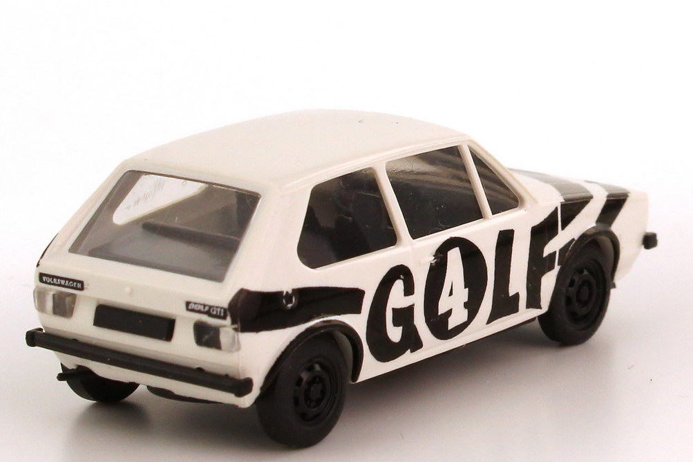 Foto 1:87 VW Golf I GTI Rallye 1978 Zebra-Look Golf Nr.4 (Edition Motorsport 2002) Brekina 25517