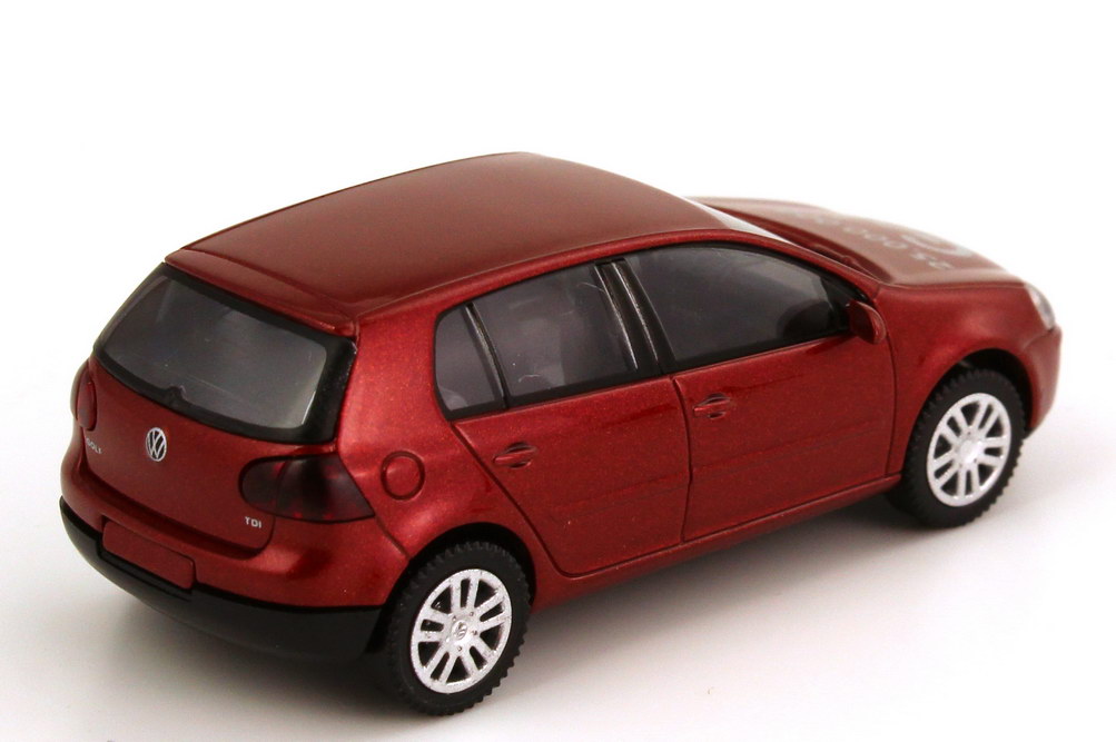Foto 1:87 VW Golf V 4türig sunsetred-met. 25.000.000 Golf Wiking 1K0099301CA3X