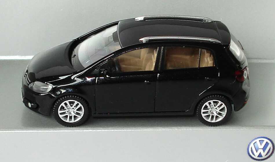 Foto 1:87 VW Golf V Plus Facelift 2009 deepblack perleffekt Werbemodell Wiking 5M0099301AC9X