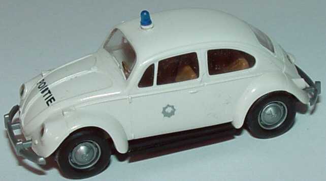Foto 1:87 VW Käfer 1300 (Modell 1957-1964, Rechteckkäfer) Politie Brekina