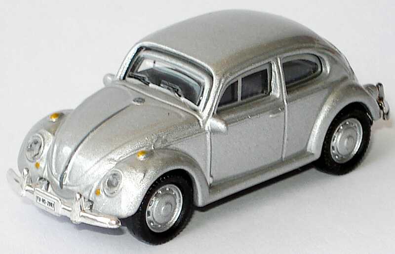 Foto 1:87 VW Käfer 1300 silbergrau-met. Schuco