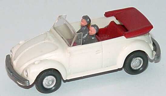 Foto 1:87 VW Käfer Cabrio altweiß (mit Figuren) Wiking