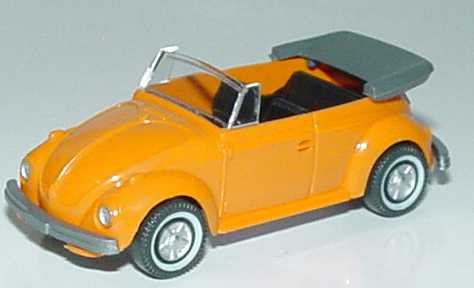 Foto 1:87 VW Käfer 1302 Cabrio orange Wiking 8020214