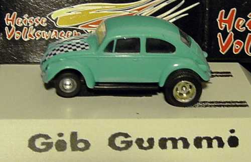 Foto 1:87 VW Käfer (Modell 1957-1964, Rechteckkäfer) Gib Gummi Brekina 25006