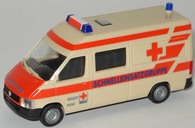 Foto 1:87 VW LT (LT2) RTW BRK Schnelleinsatzgruppe herpa 043991