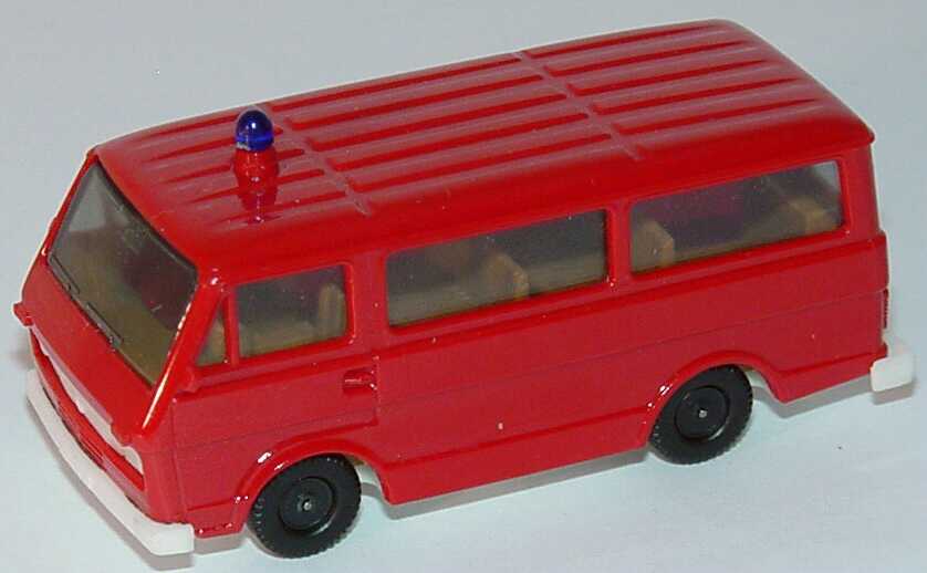 Foto 1:87 VW LT 28 Bus Feuerwehr rot (dunkel), IA beige herpa 4016/2A