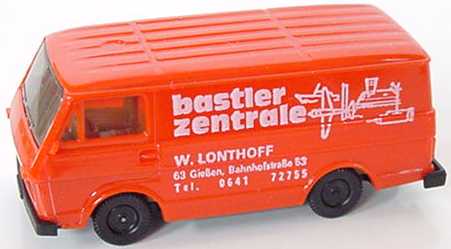 Foto 1:87 VW LT 28 Kasten Bastlerzentrale Lonthoff, Gießen herpa